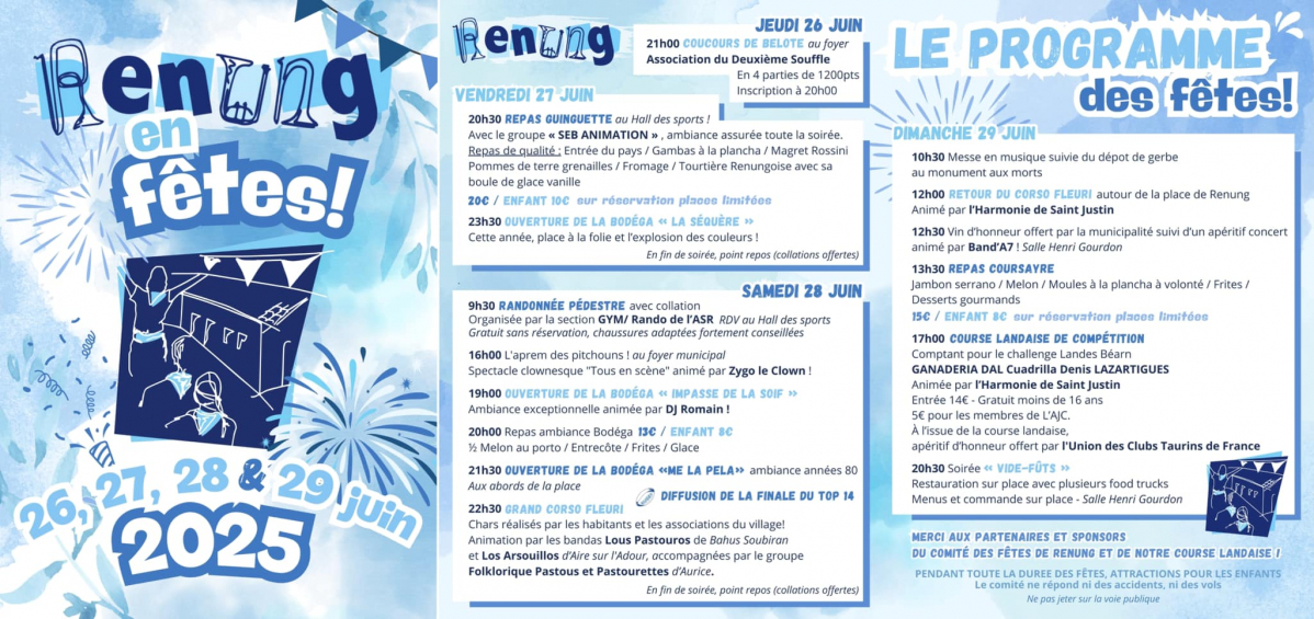 flyer fêtes 2025